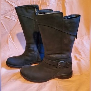 Merrill Captiva Buckle-Down Waterproof Boot black leather W's 8.5 (new in box)